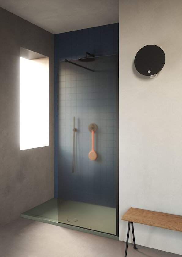 Rapid shower tray, Azzurra Ceramica <br />Image copyright: @Azzurra Ceramica
