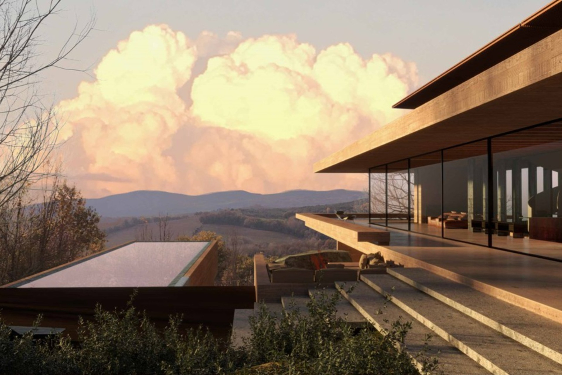 San Gemini Villa, Terni, Italy, Carlo Berarducci Architecture <br /> Image copyright: @Carlo Berarducci Architecture
