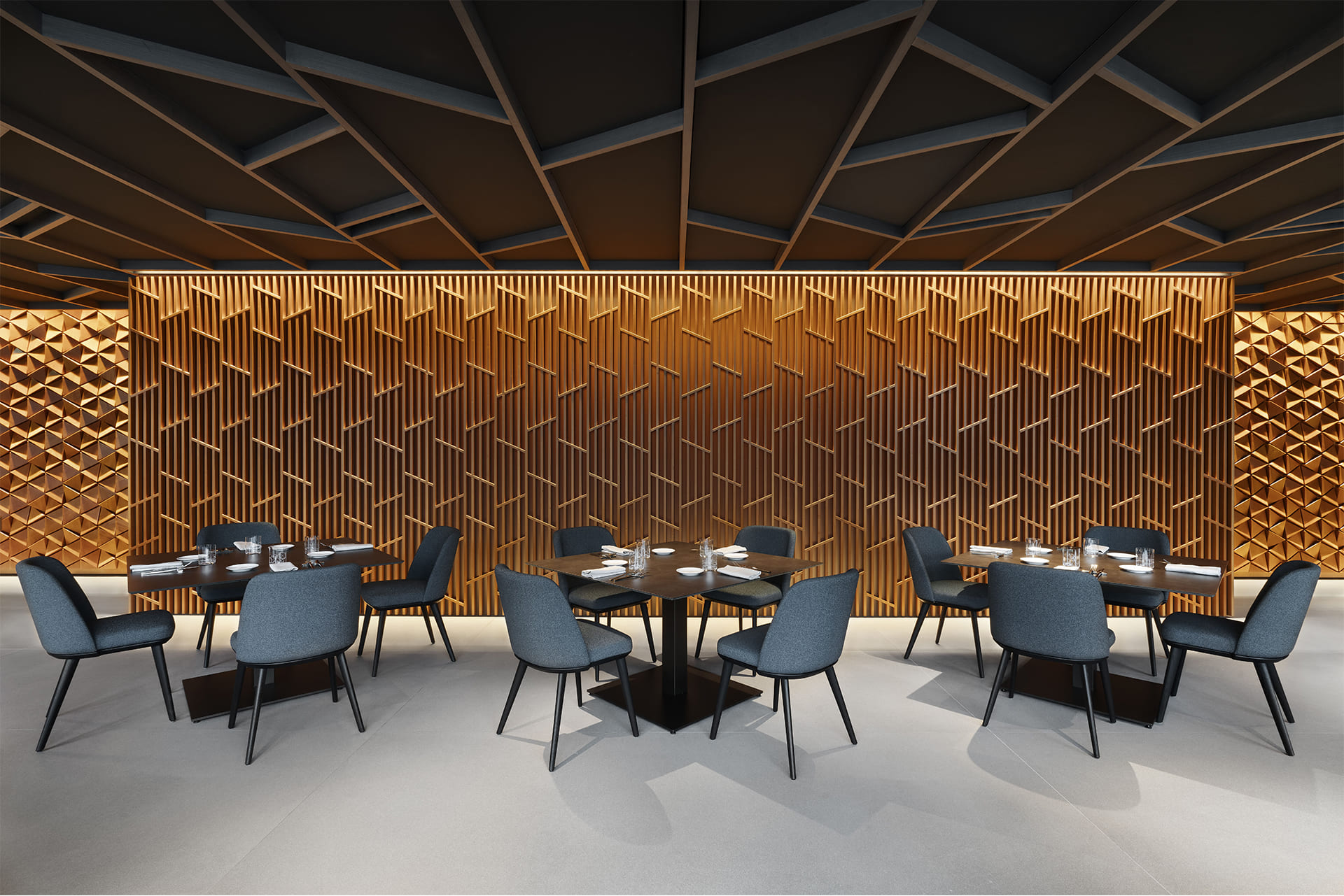 DAV Restaurant, Milan, Italy, Andrea Maffei Architects <br /> Image copyright: @Andrea Martiradonna
