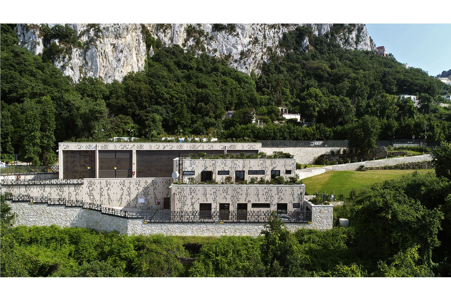 New terna electrical station, Capri (NA), Italy, Frigerio Design Group <br /> Image copyright: @Enrico Cano