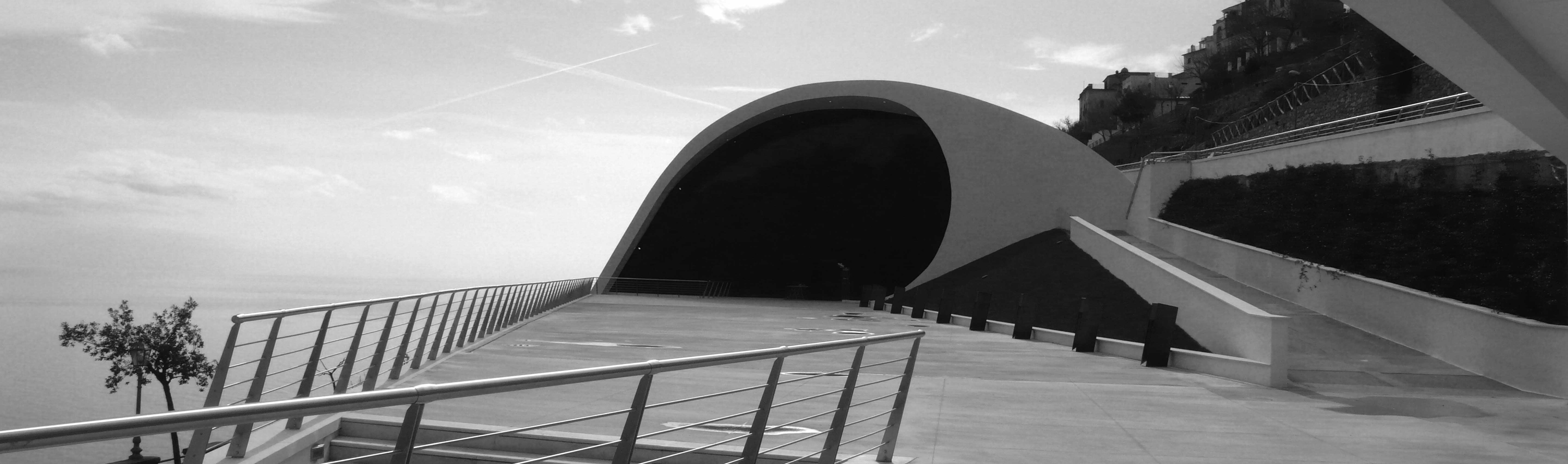 Auditorium Oscar Niemeyer, Ravello, italy, Gnosis progetti <br />Image copyright: @Gnosis progetti