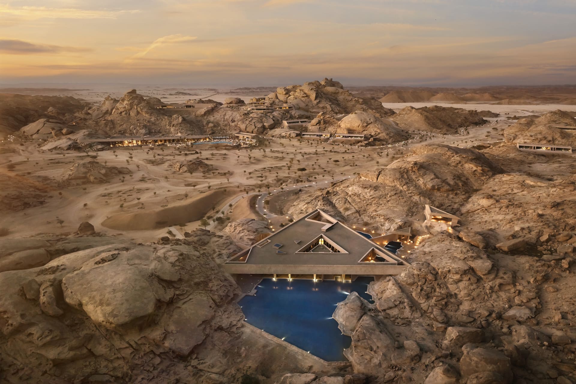 Desert Rock Resort, Kingdom of Saudi Arabia <br /> Image copyright: @John Athimaritis