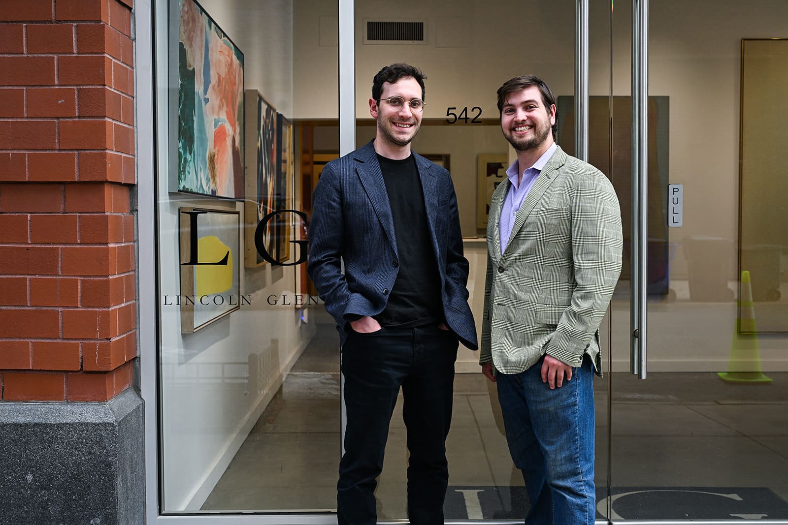 Douglas Gold and Eli Sterngass, Founders of Manhattan's Lincoln Glenn Gallery